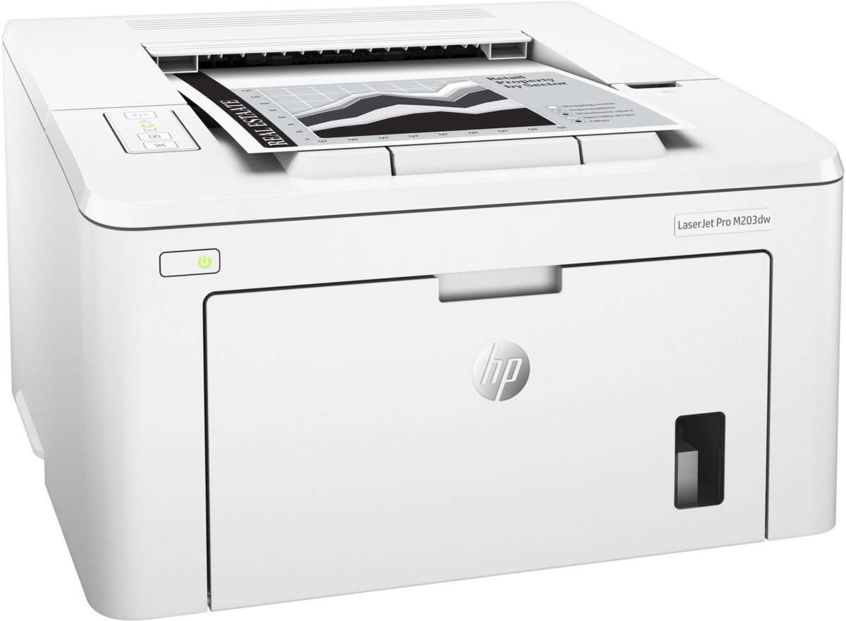 Принтер hp laserjet pro m203dw не печатает