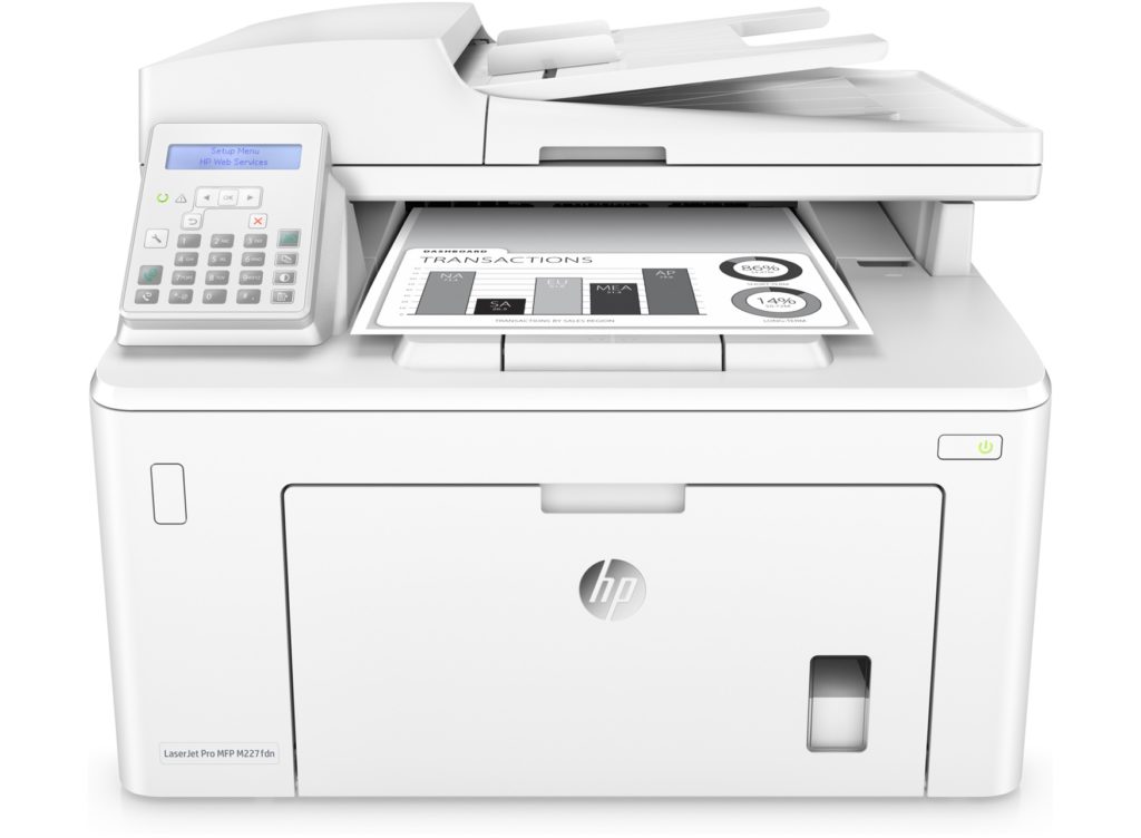 Hp laserjet mfp m227fdn как сканировать