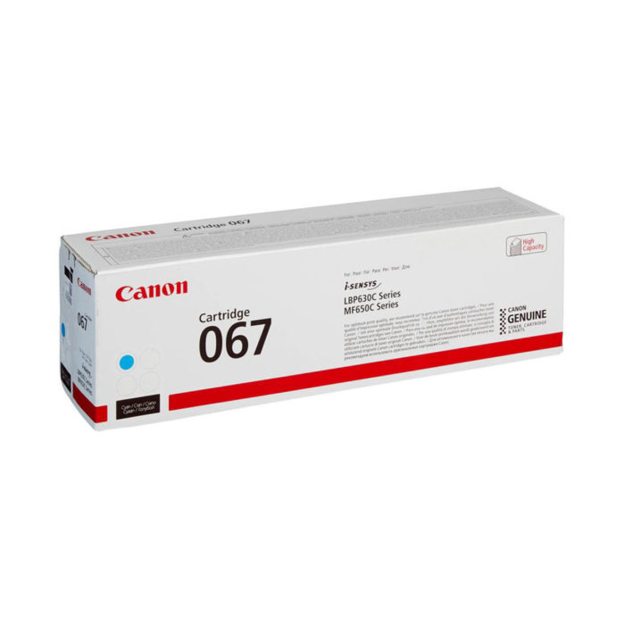 OEM toner cartridge Canon 067 Cyan