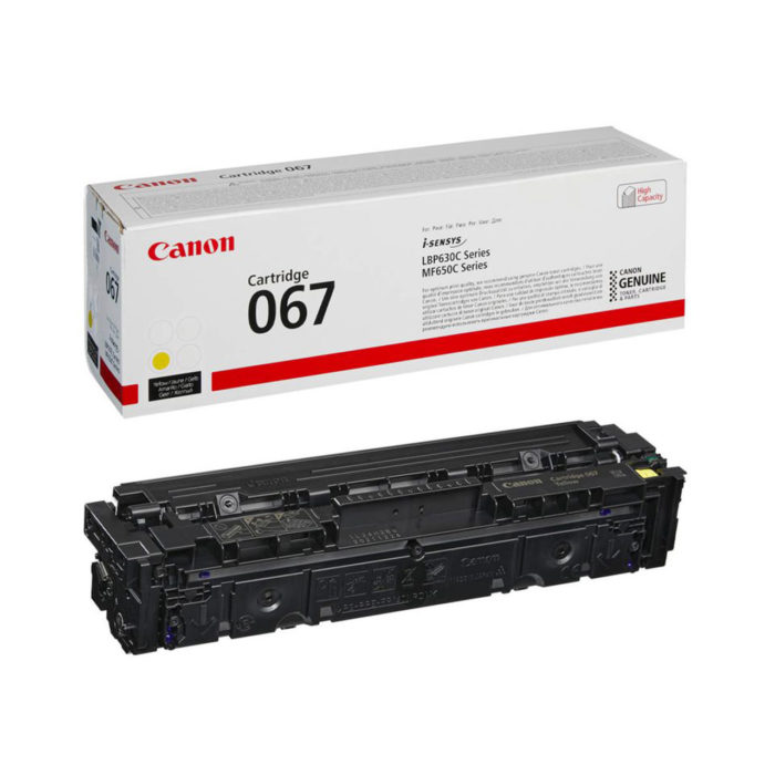 OEM toner cartridge Canon 067 Yellow