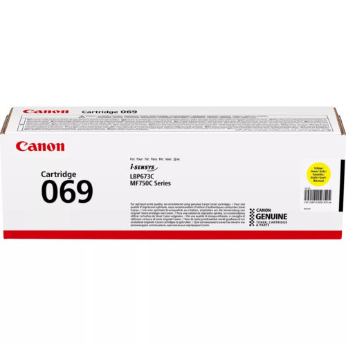 OEM toner cartridge Canon 069 Yellow