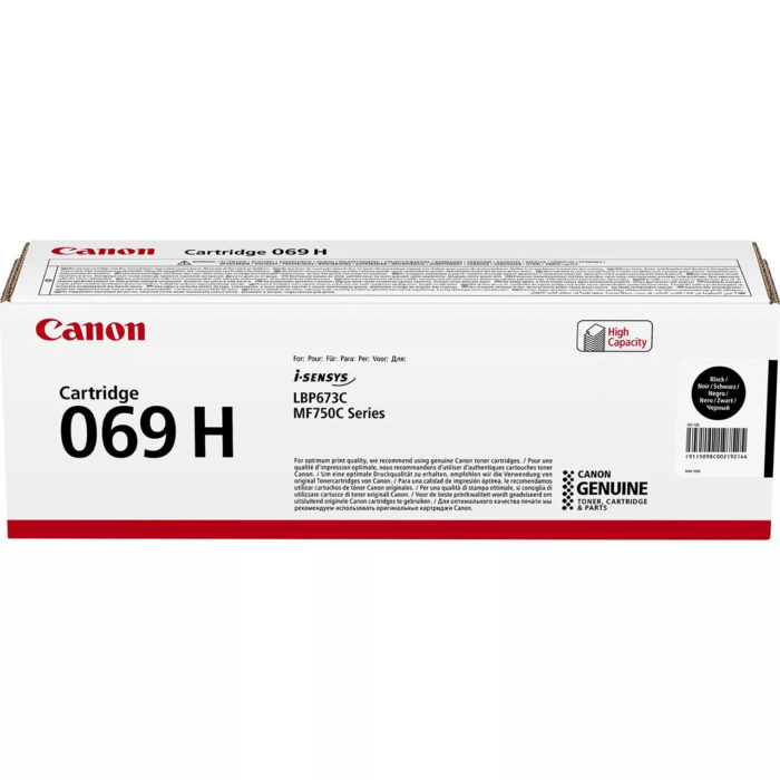 OEM toner cartridge Canon 069H Black