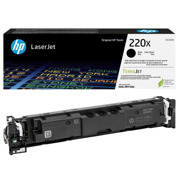 OEM toner cartridge HP 220X Black (W2200X)