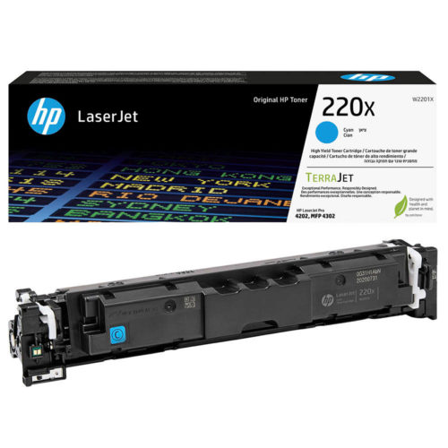 OEM toner cartridge HP 220X Cyan (W2201X)