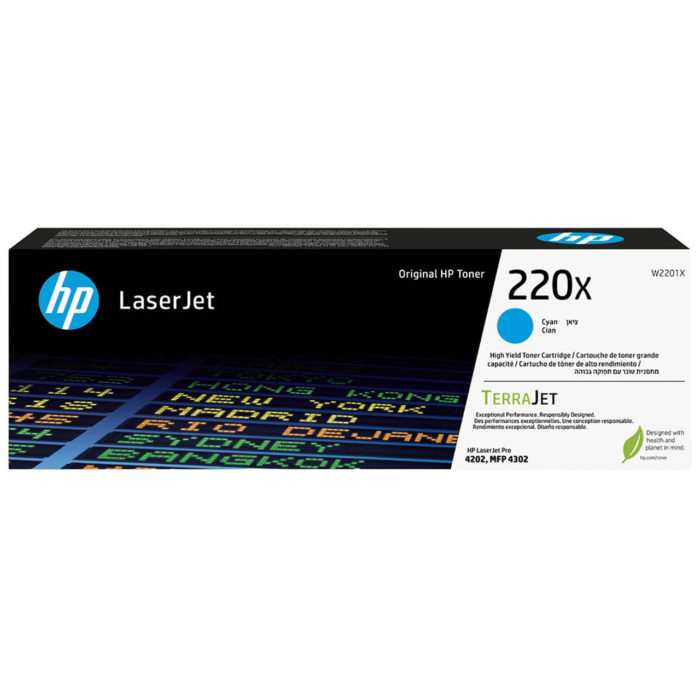 OEM toner cartridge HP 220X Cyan (W2201X)