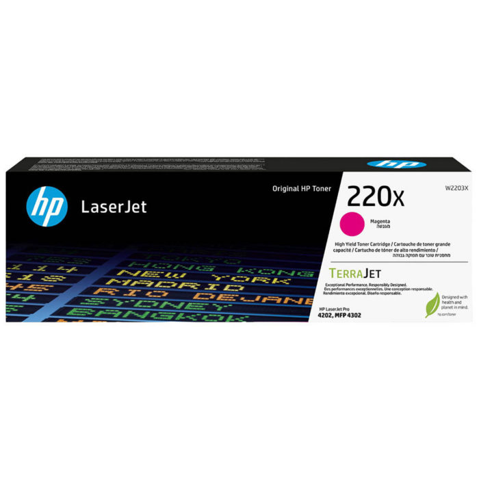 OEM toner cartridge HP 220X Magenta (W2203X)