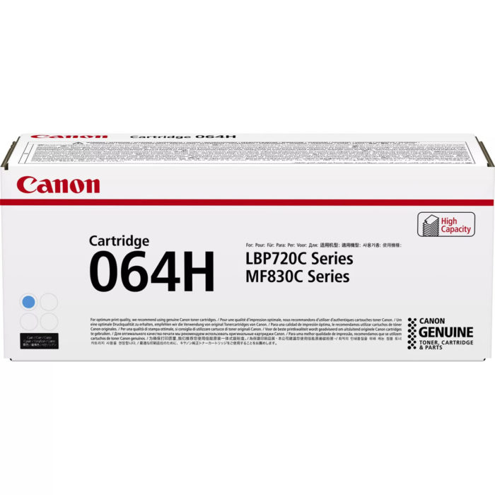 OEM toner cartridge Canon 064H Cyan