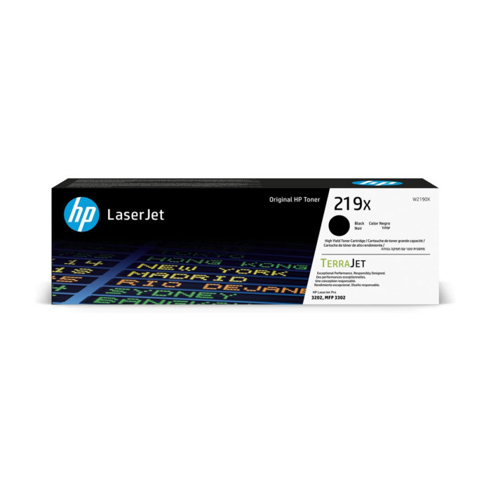 OEM toner cartridge HP 219X Black (W2190X)