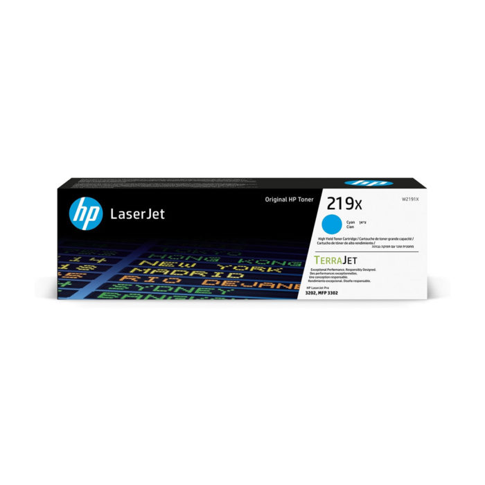 OEM toner cartridge HP 219X Cyan (W2191X)