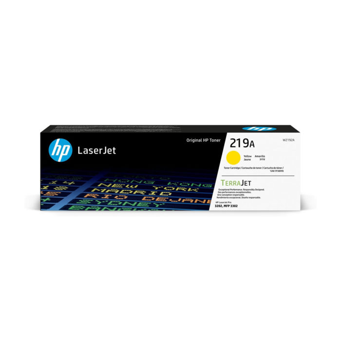 OEM toner cartridge HP 219A Yellow (W2192A)