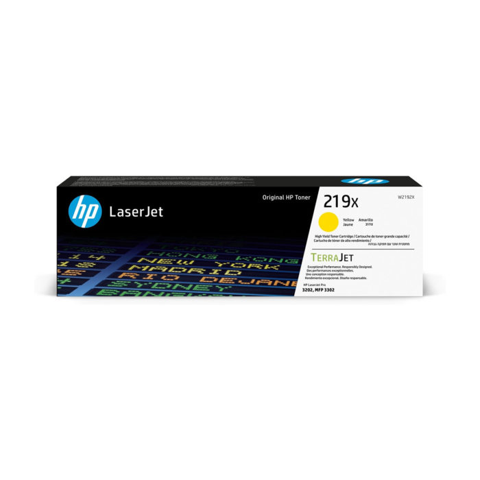 OEM toner cartridge HP 219X Yellow (W2192X)