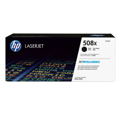 OEM toner cartridge HP 508X Black (CF360X)