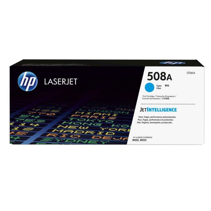 OEM toner cartridge HP 508A Cyan (CF361A)