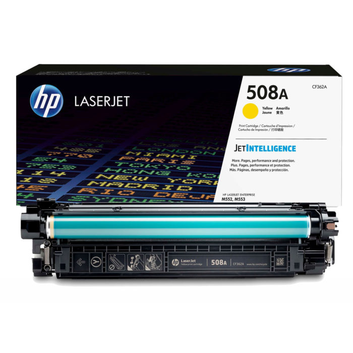 OEM toner cartridge HP 508A Yellow (CF362A)