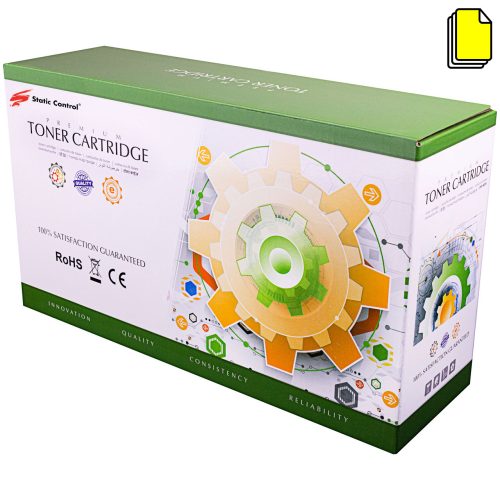 Static Control® toner cartridge replacement for Canon 075H Yellow