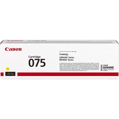 OEM toner cartridge Canon 075 Yellow