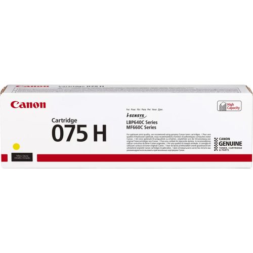 OEM toner cartridge Canon 075H Yellow